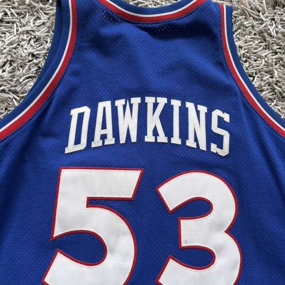 Mitchell & Ness Philadelphia Sixers Darryl Dawkins Jersey *Vintage* 1976-77 - Picture 8 of 10